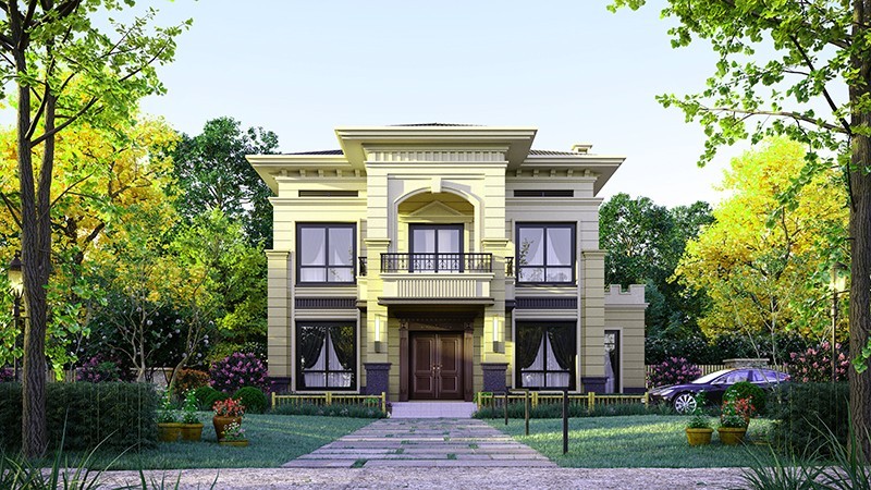 静海中式合院住宅，开放庭院与邻里乡亲更亲近